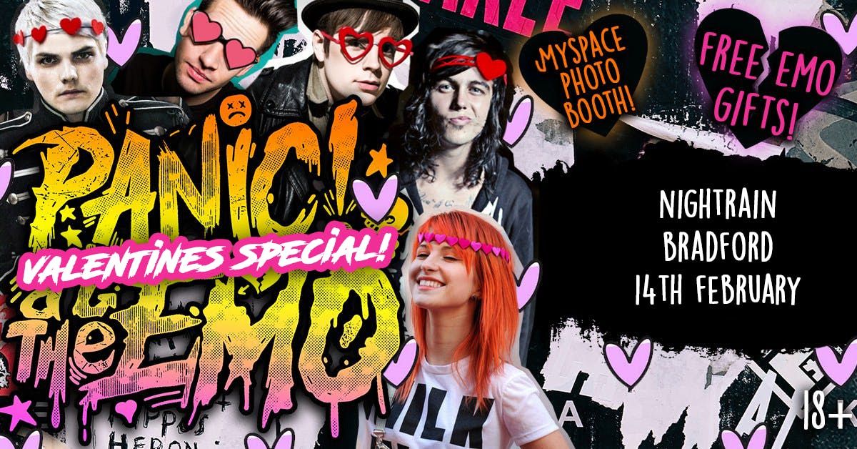 Panic At The Emo: Valentines Special Clubnight at Nightrain, Bradford