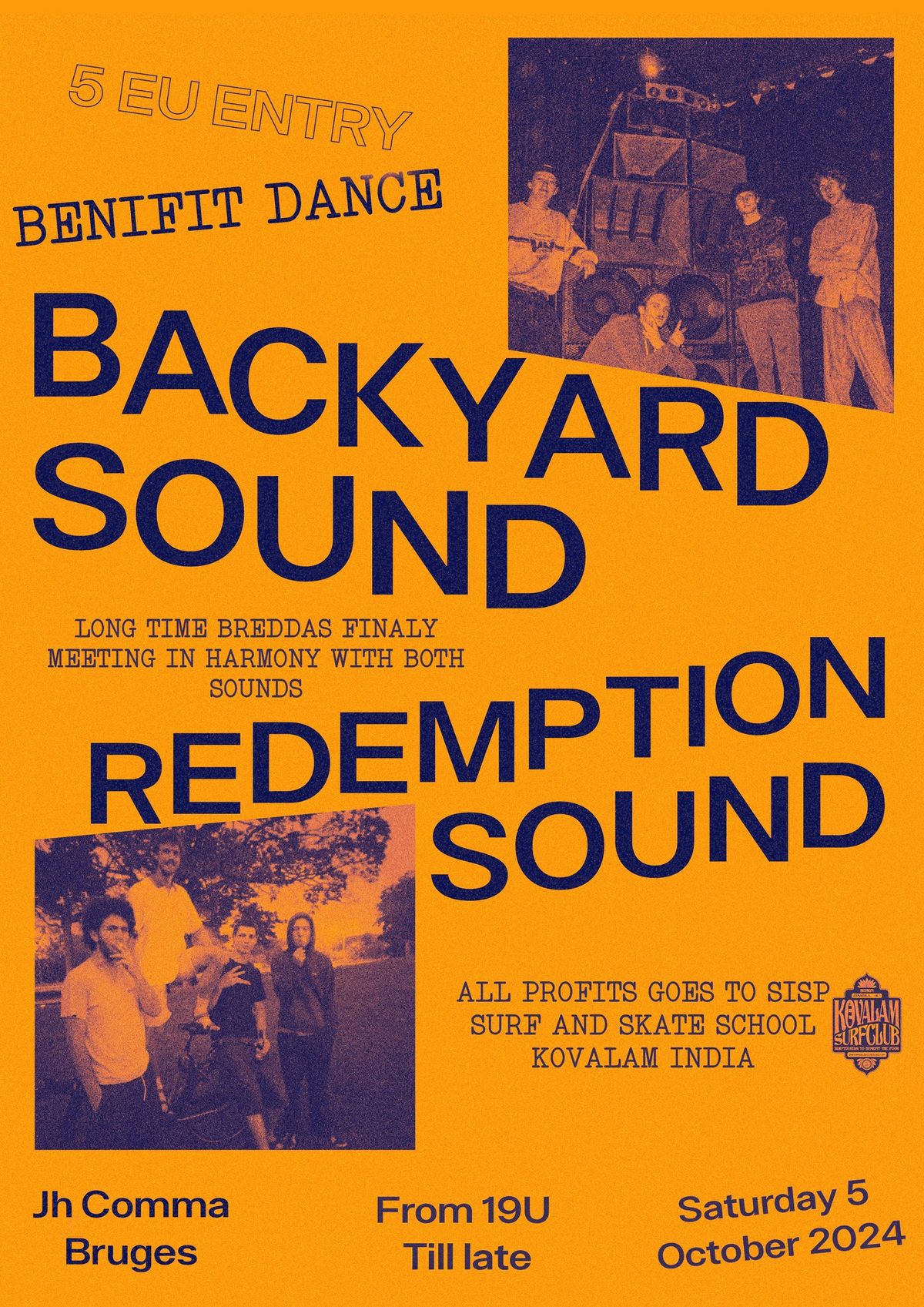 Redemption Sound meets Backyard Sound \/ KOVALAM BENEFIT SESSION!!!