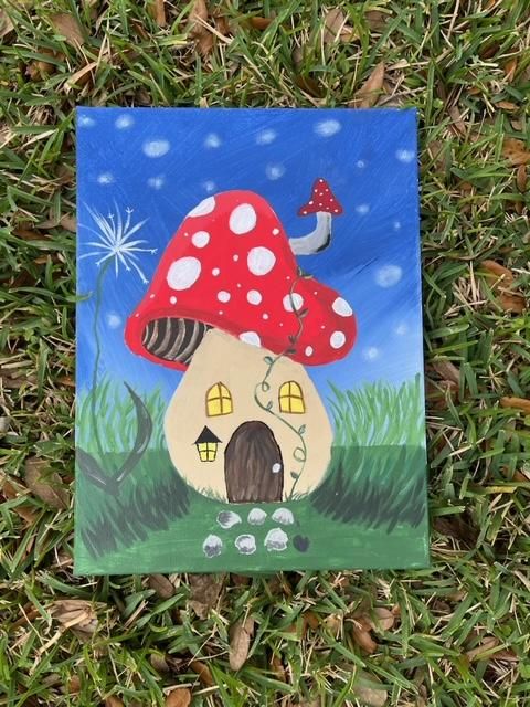 Canvas Class - Mushroom Cottage
