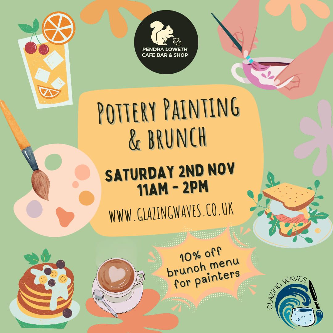 Pottery Painting and Brunch @ Joyfuel Cafe