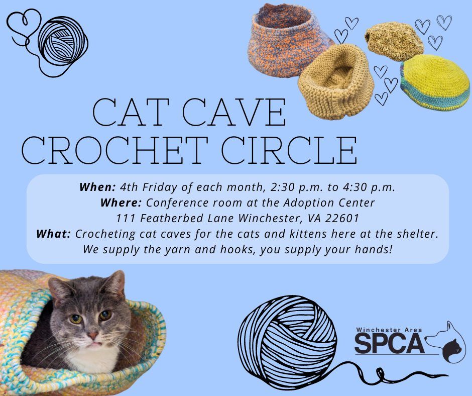 Cat Cave Crochet Circle - October