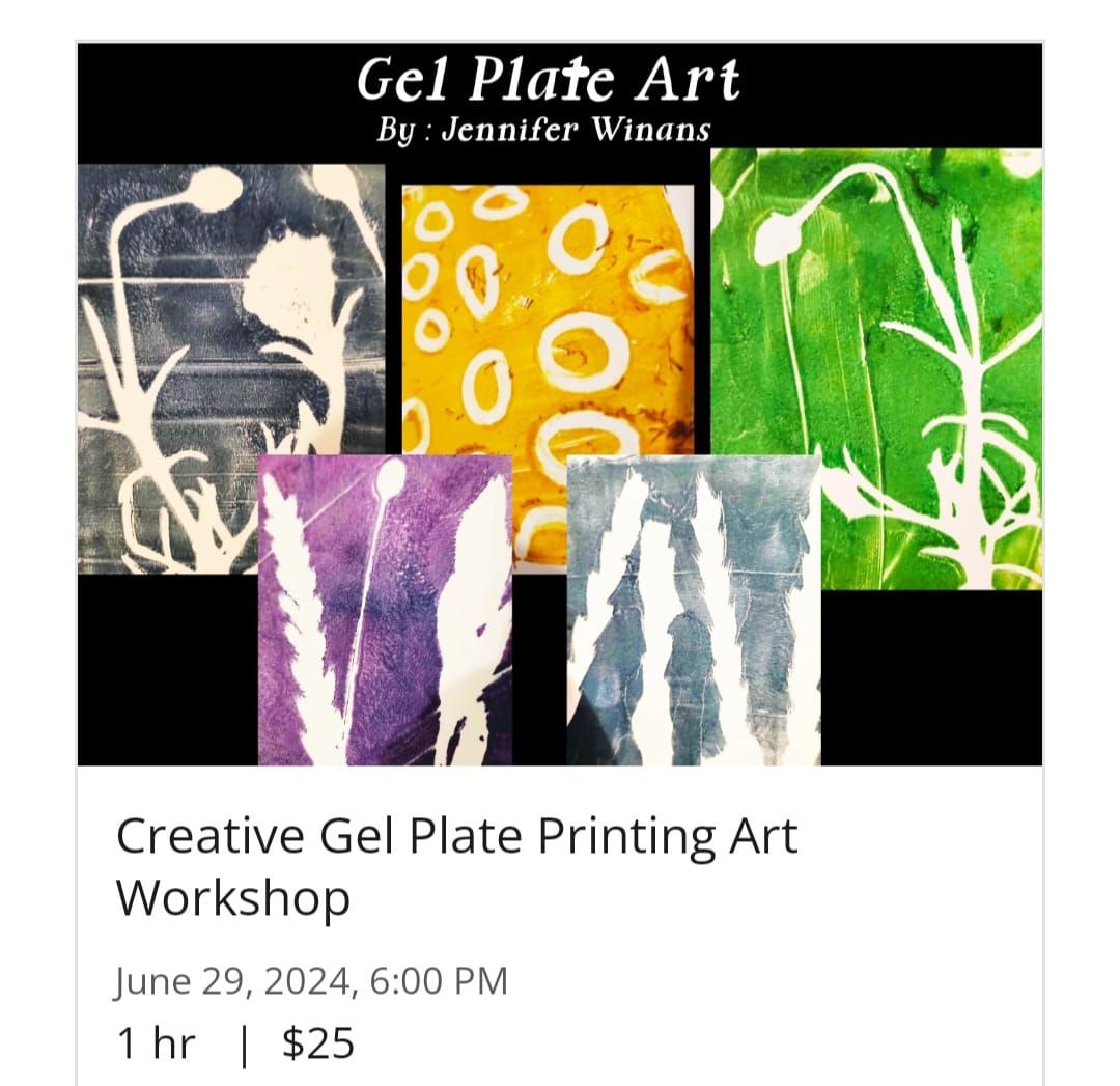 Creative Gel Print Workshop