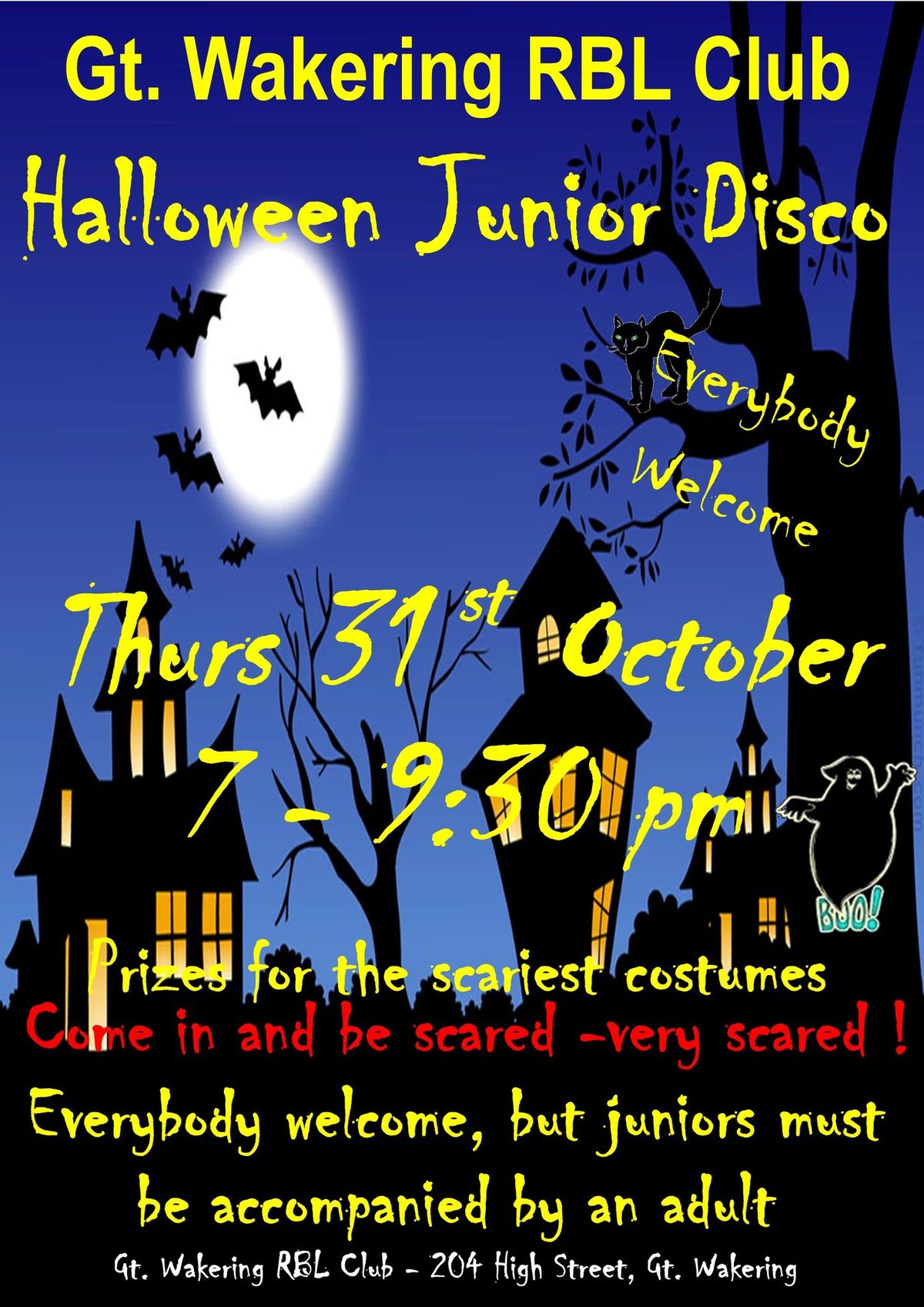 Halloween Junior Disco