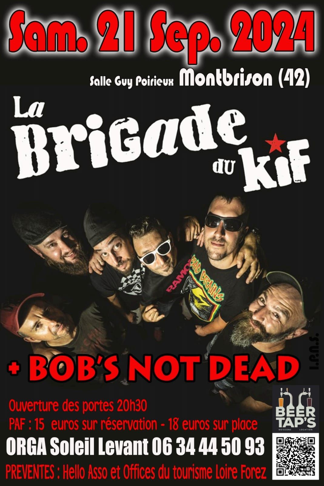 CONCERT LA BRIGADE DU KIF + BOB'S NOT DEAD