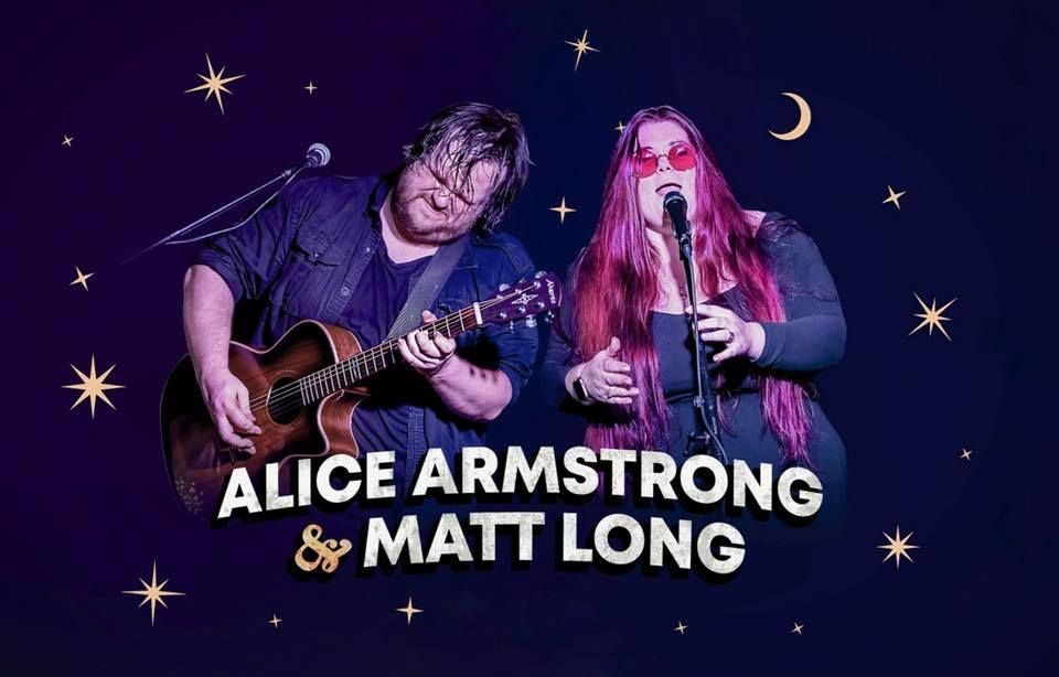 Alice Armstrong and Matt Long at the Cellar Arts Bar, Worthing