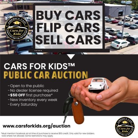 Charity Car Auction: Cars, Trucks, Motorcycles, RVs, Boats, & More!