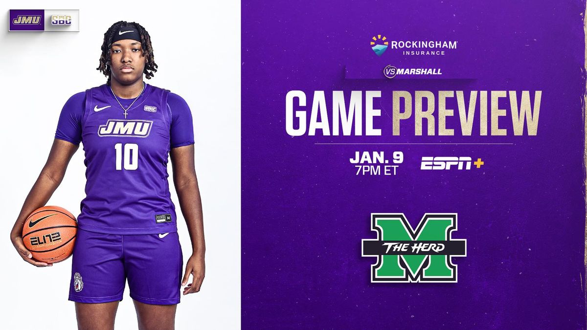 Parking Marshall Thundering Herd at James Madison Dukes Womens Basketball
