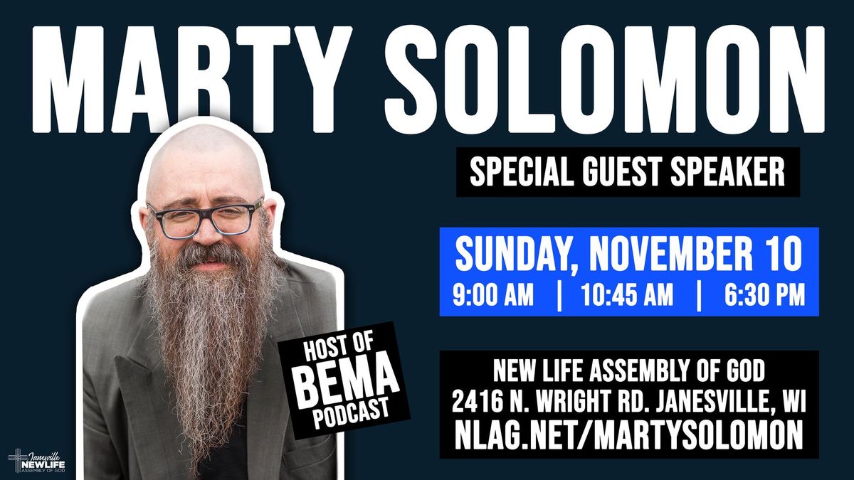 Marty Solomon - Guest Speaker