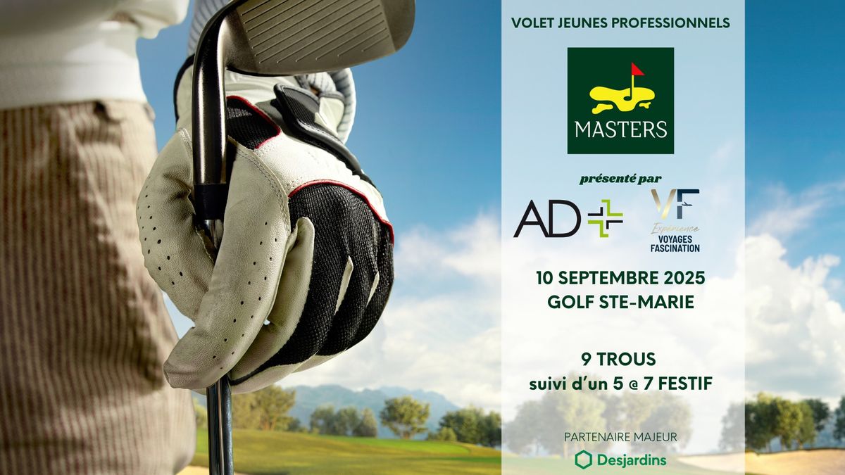 Master de golf et 5@7 - Volet Jeunes Professionnels