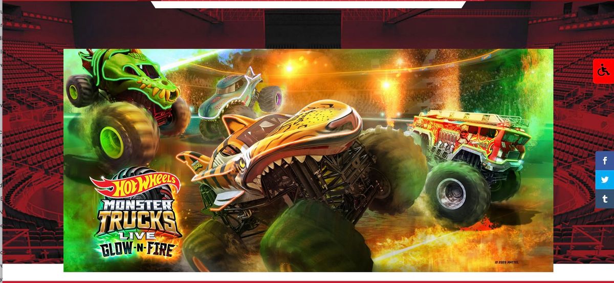 Hot Wheels Monster Trucks Live: Glow-N-Fire