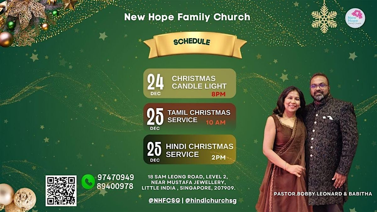 Christmas SERVICES & Candle Light