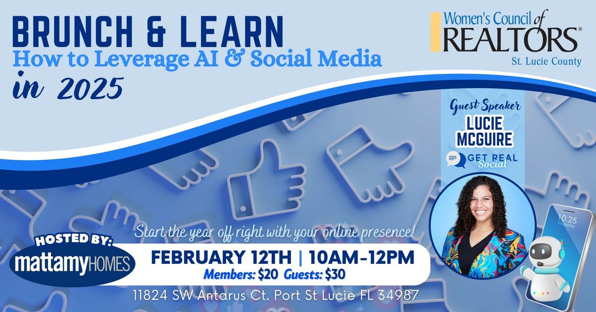 Brunch & Learn: How to Leverage AI and Social Media