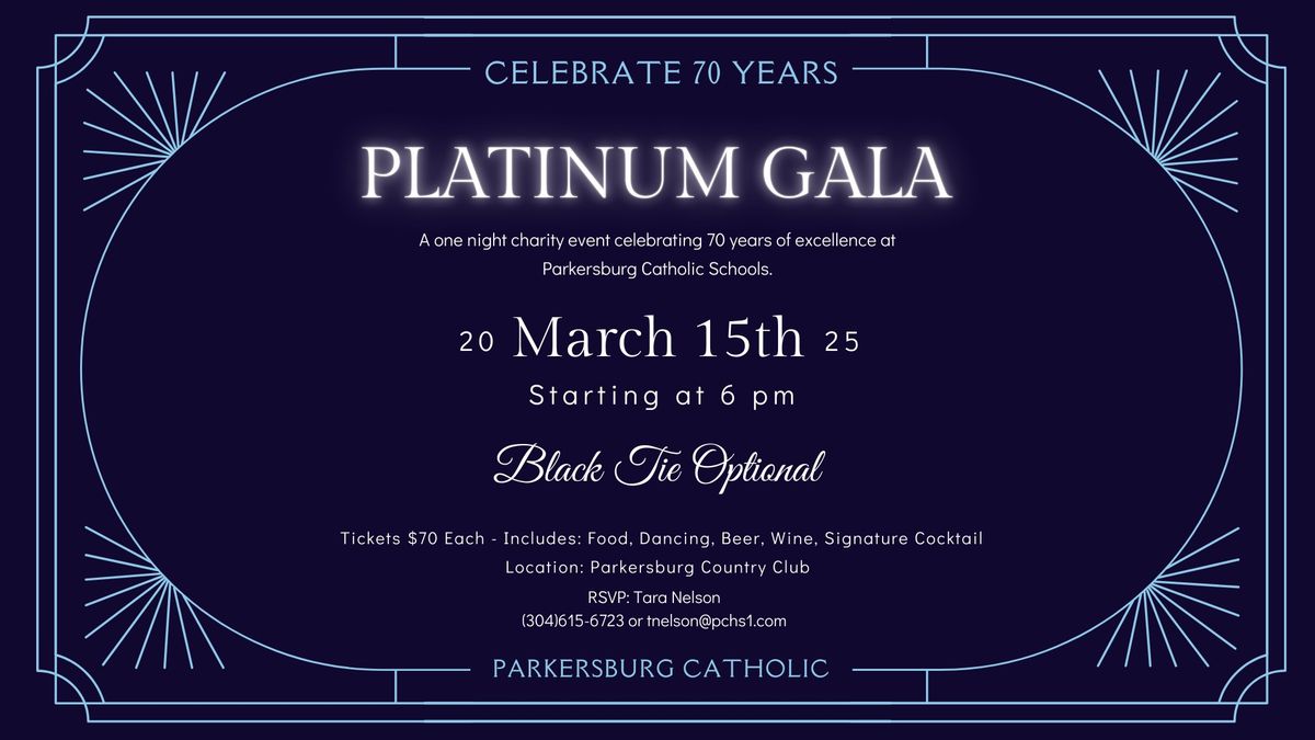 70th Anniversary Platinum Gala