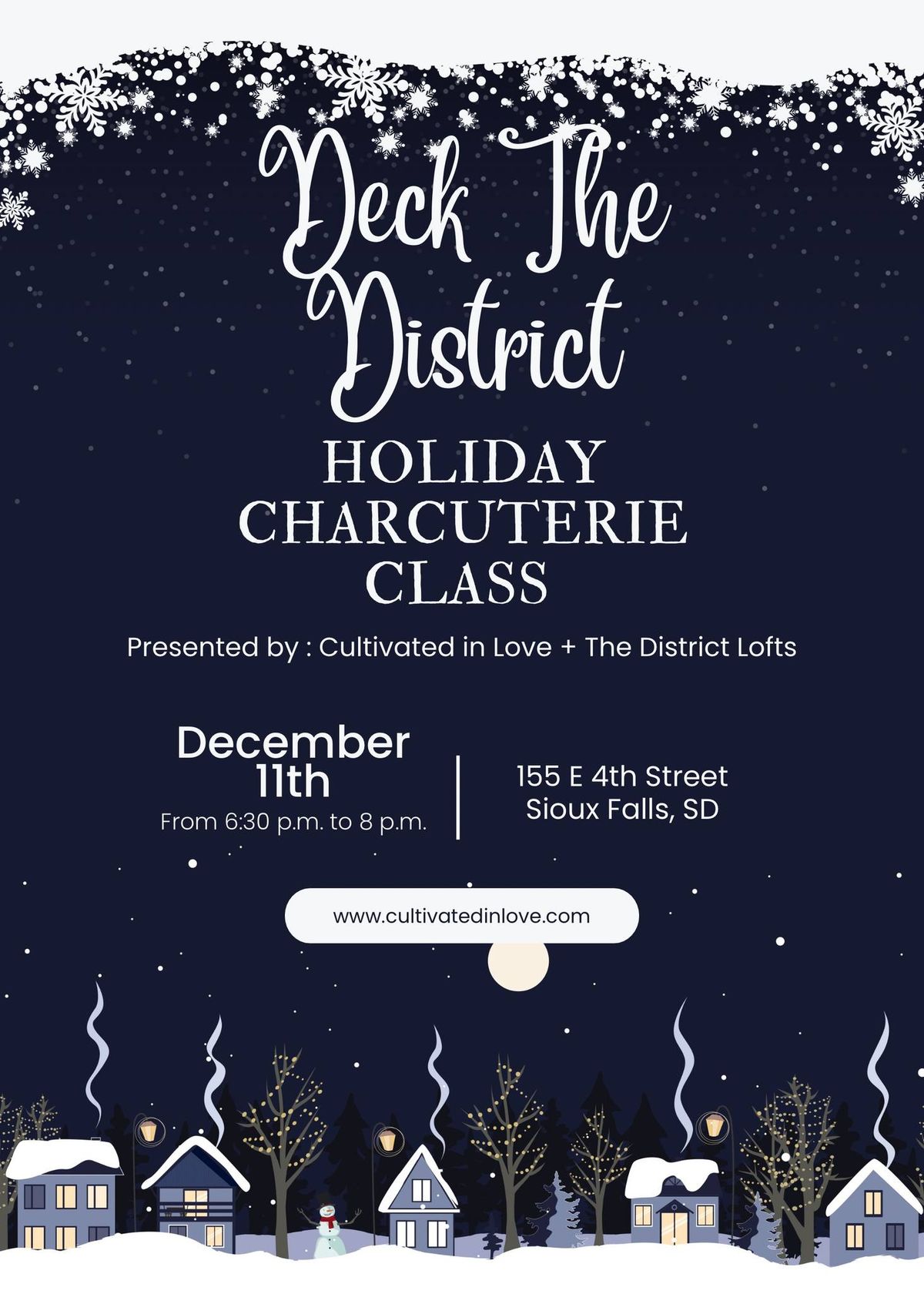 Deck The District Holiday Build Your Own Charcuterie Class