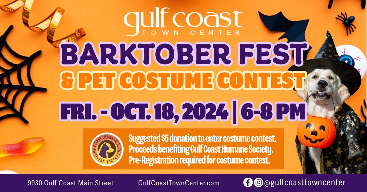 Barktober Fest & Pet Costume Contest