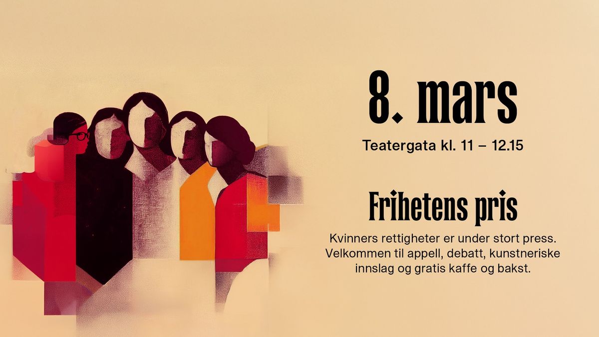  8. mars-markering  p\u00e5 Tr\u00f8ndelag Teater