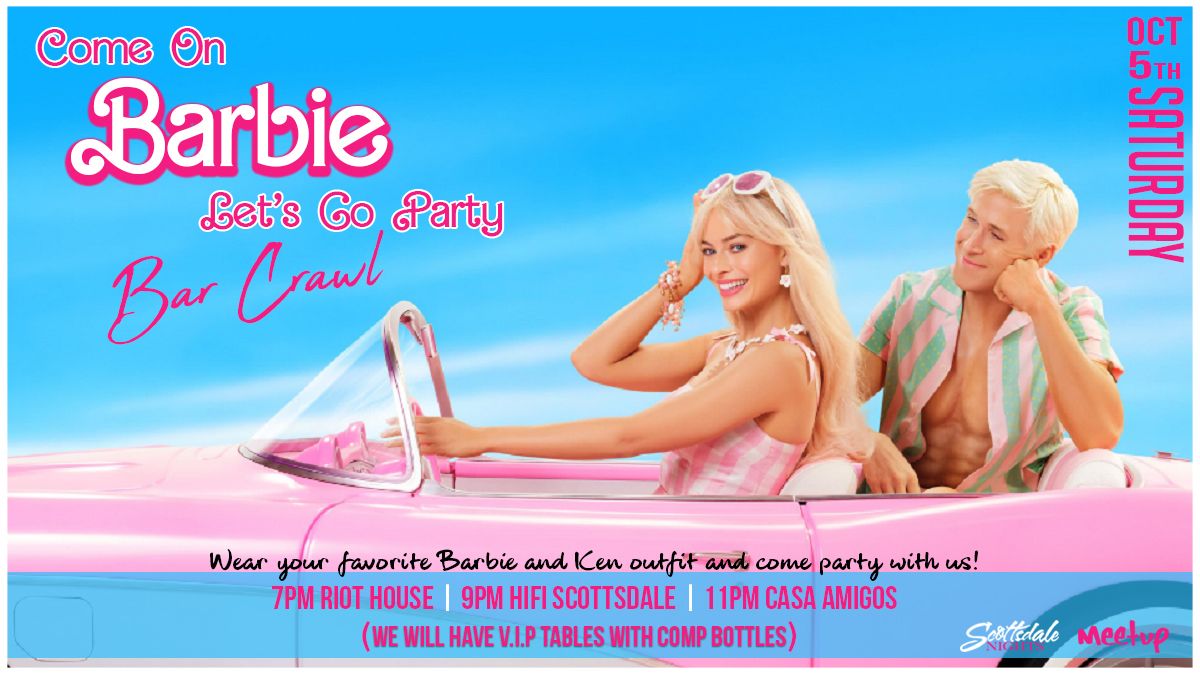 Barbie Bar Crawl.? (In Honor of Breast Cancer Awareness)