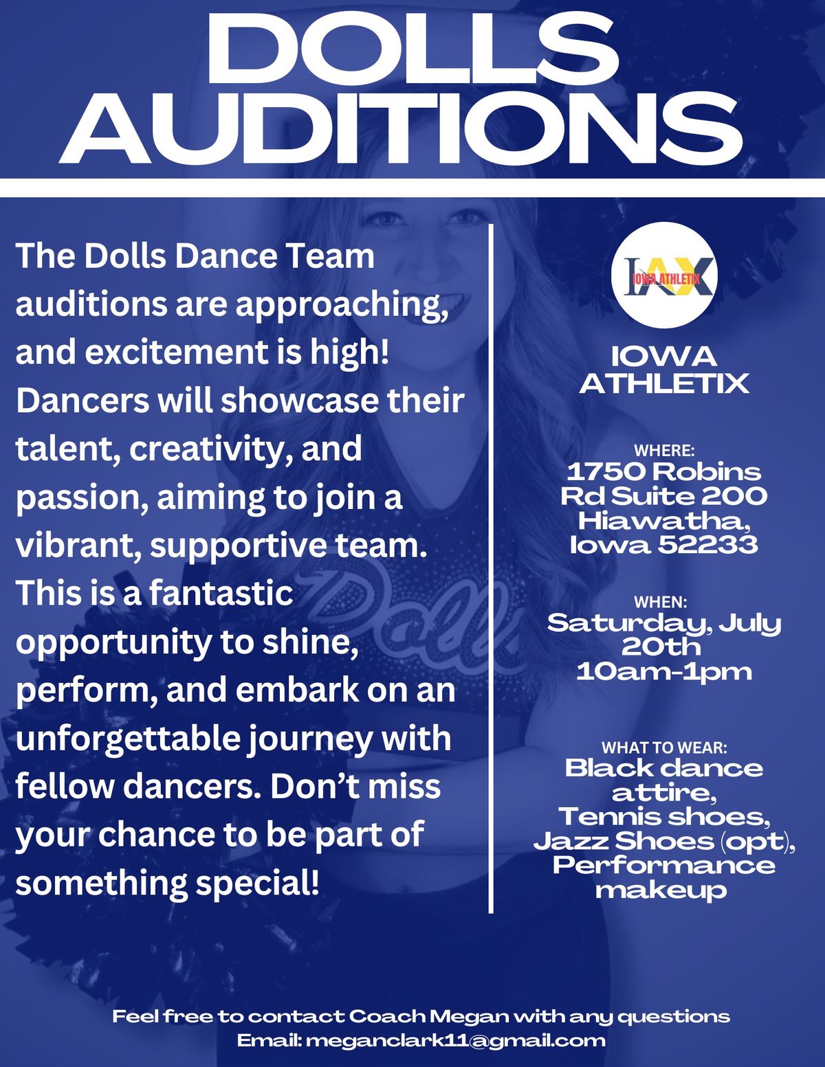The Dolls Dance Team Auditions