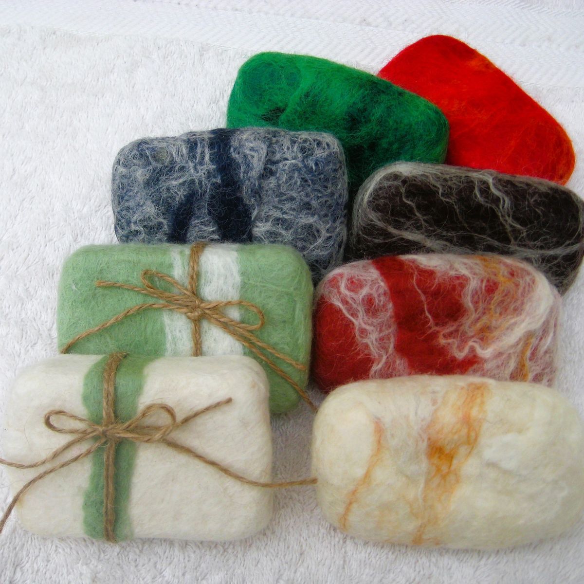 Handmade Felted Soap