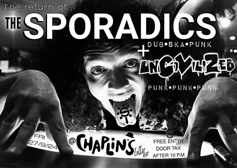 Friday Night w\/The Sporadics + Uncivilized live in the Cellar Bar