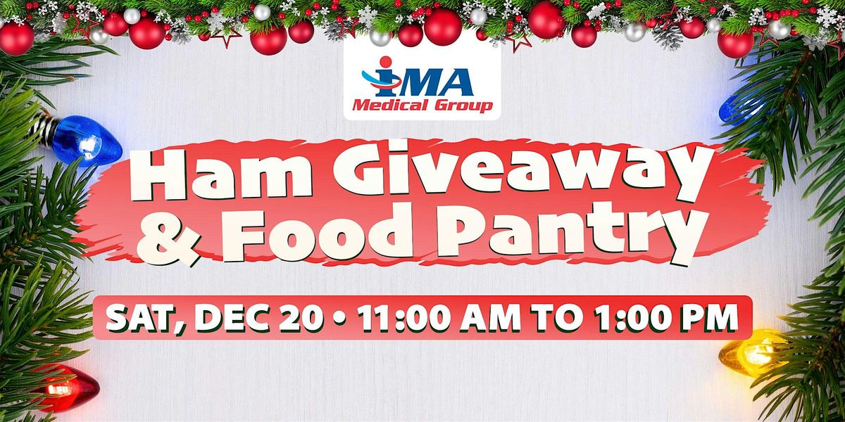 Ham Giveaway and Food Pantry