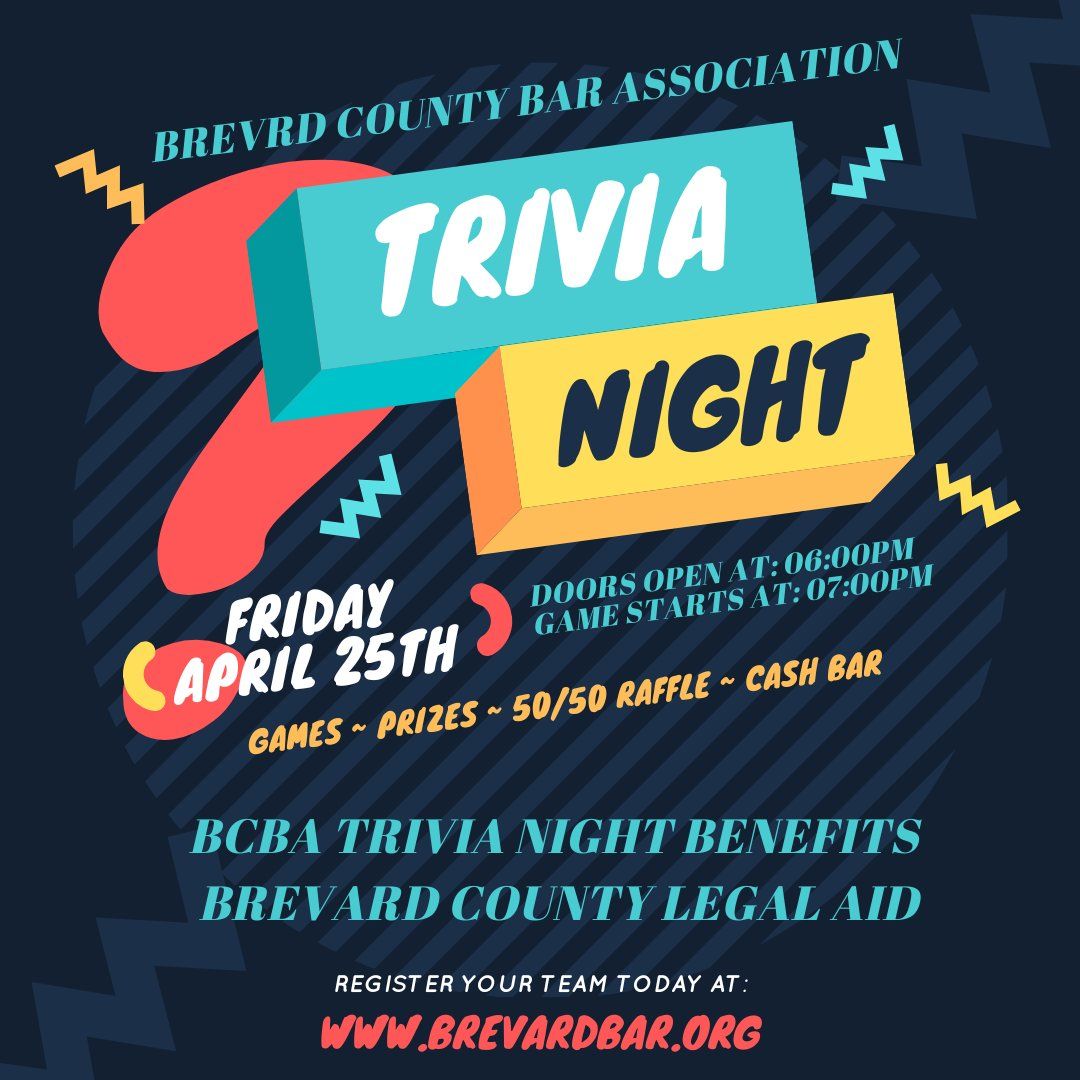 BCBA Trivia Night to Benefit Brevard County Legal Aid