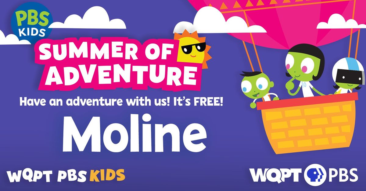 WQPT PBS Summer of Adventure at Moline Library *Featuring Rosie from Rosie's Rules