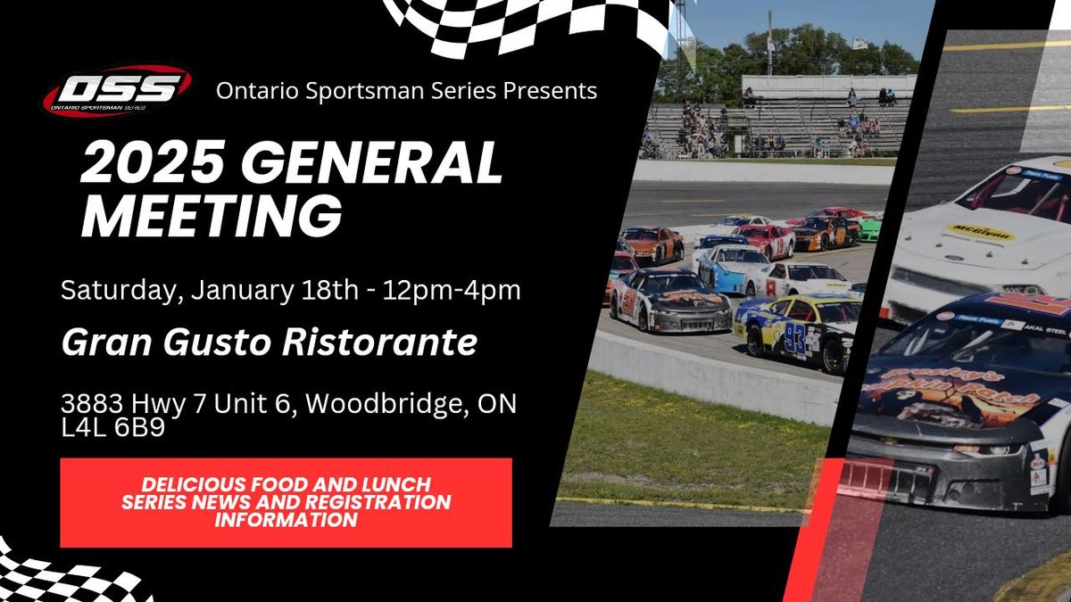 2025 Ontario Sportsman Series General Meeting