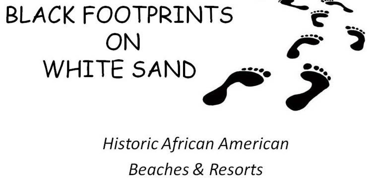 Black Footprints on White Sands