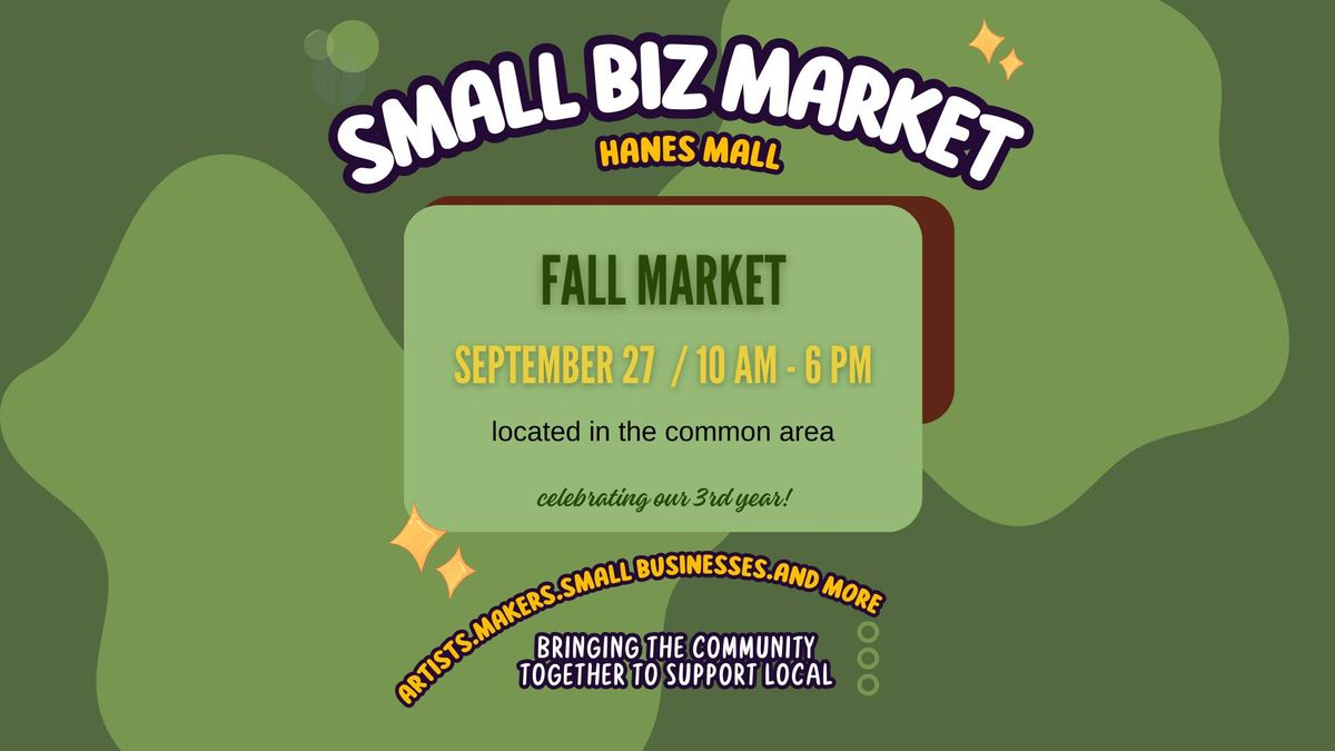 Fall Market - Small Biz Market