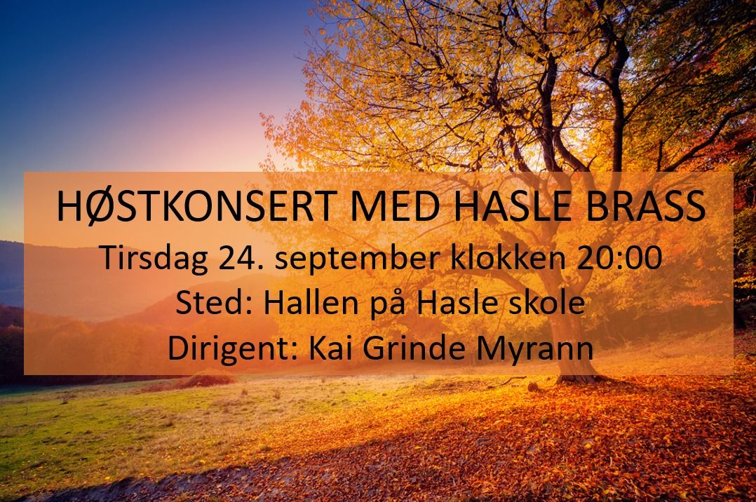 H\u00f8stkonsert med Hasle Brass