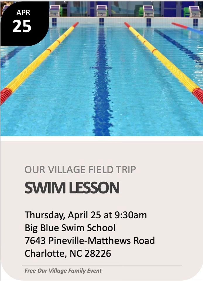 April Field Trip: Swim Lesson
