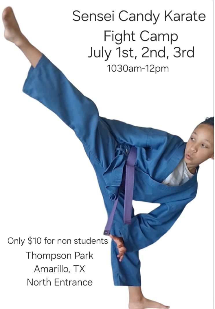 Sensei Candy Karate Amarillo Fight Camp