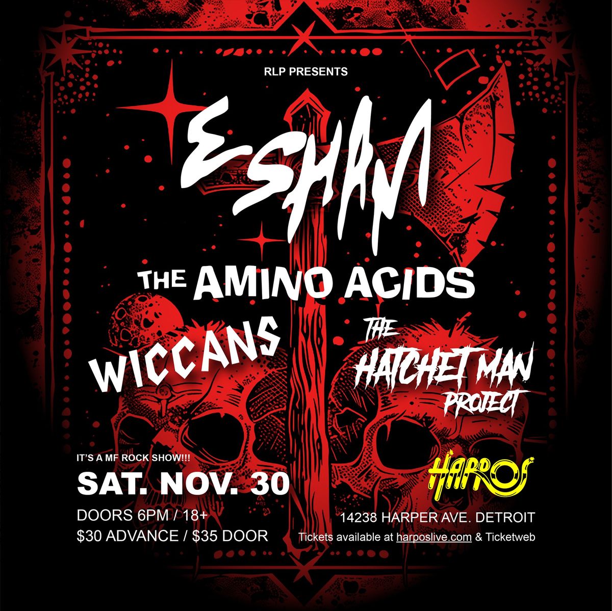 Esham, The Amino Acids, Wiccans & The Hatchetman Project