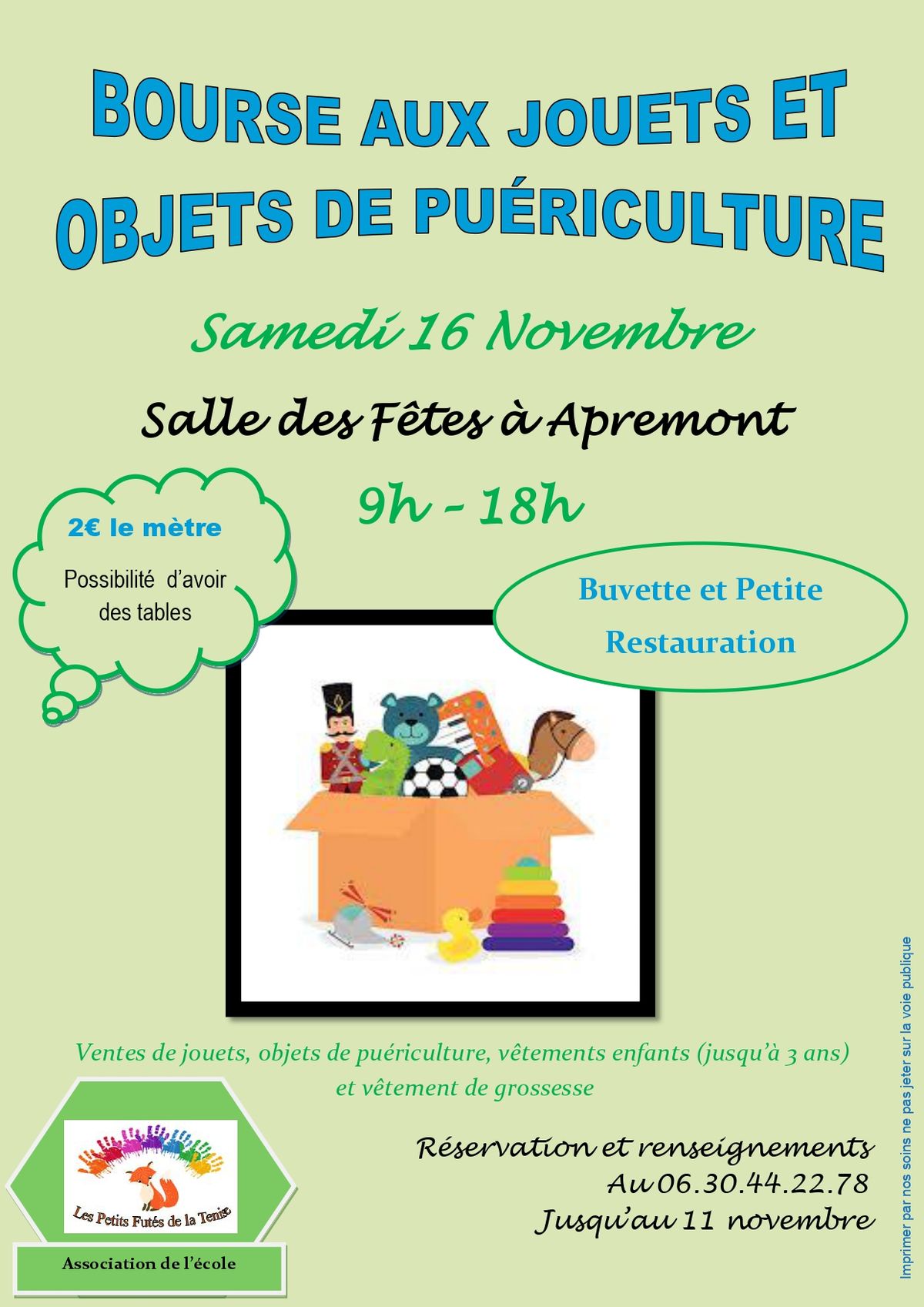 Bourse aux jouets