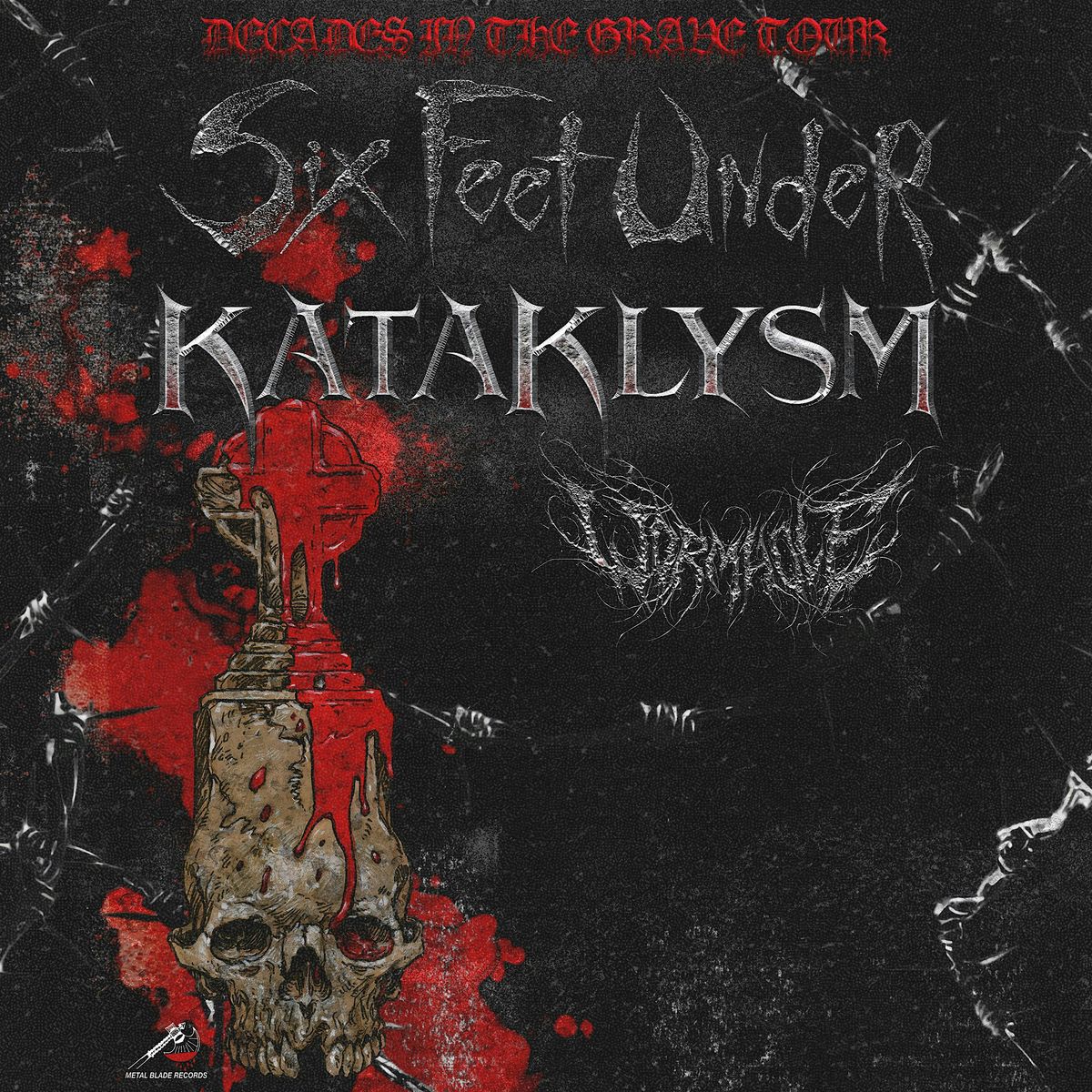 Six Feet Under, Kataklysm, Wormhole - Decades In The Grave Tour