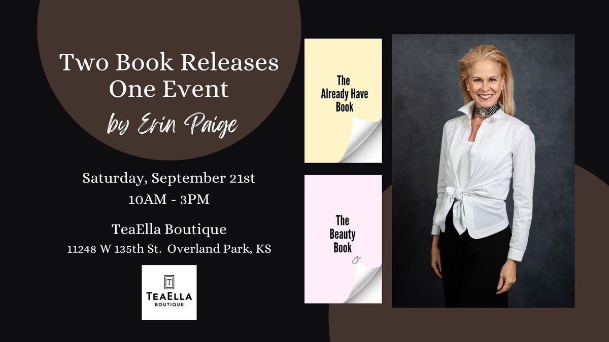 Two Book Releases. One Special Event!