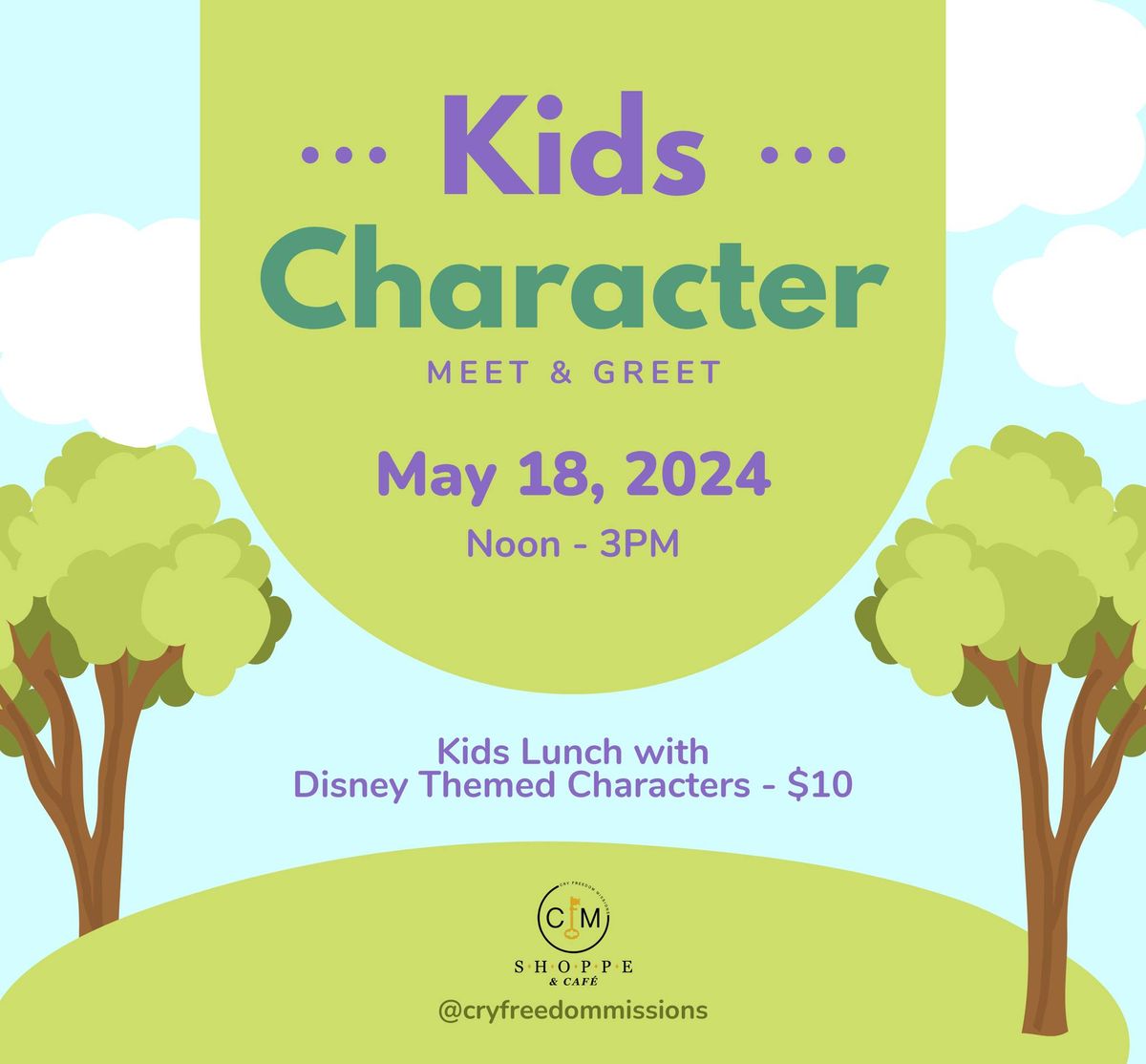 Kids Characters Meet & Greet and Lunch