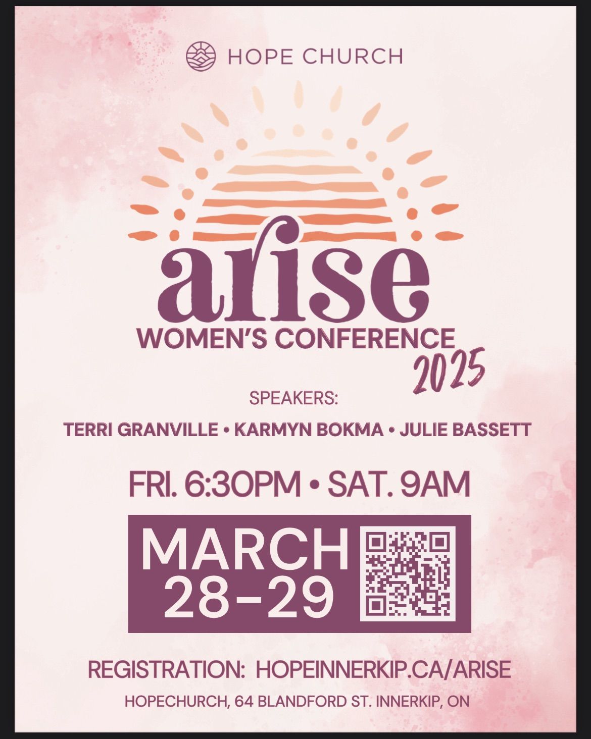 Arise Women's Conference @ Hope Innerkip - 2025