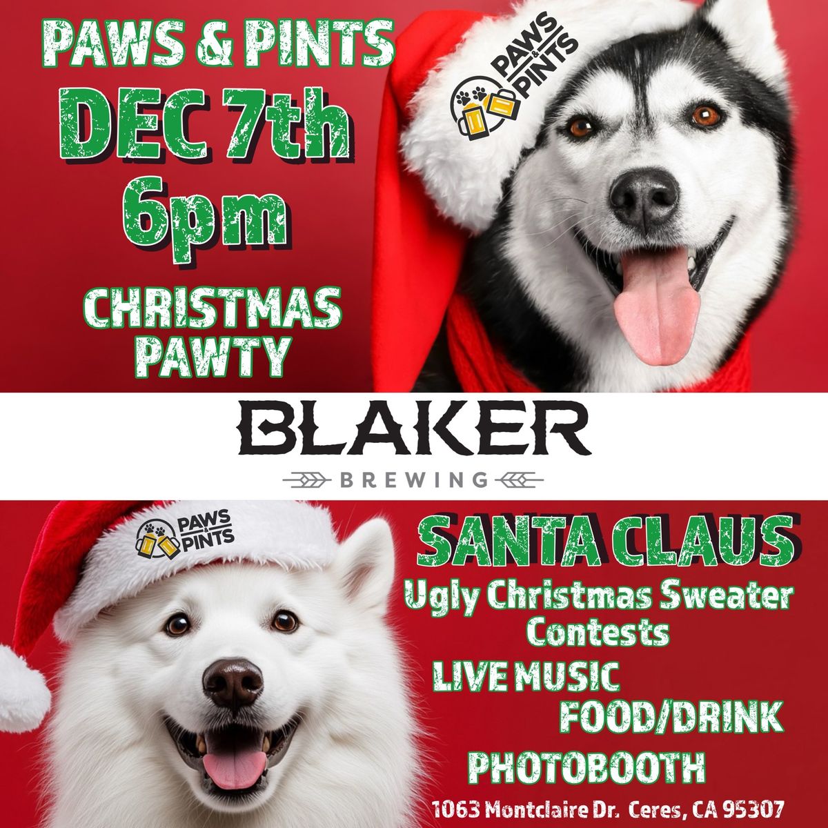 PAWS & PINTS ANNUAL CHRISTMAS PAWTY