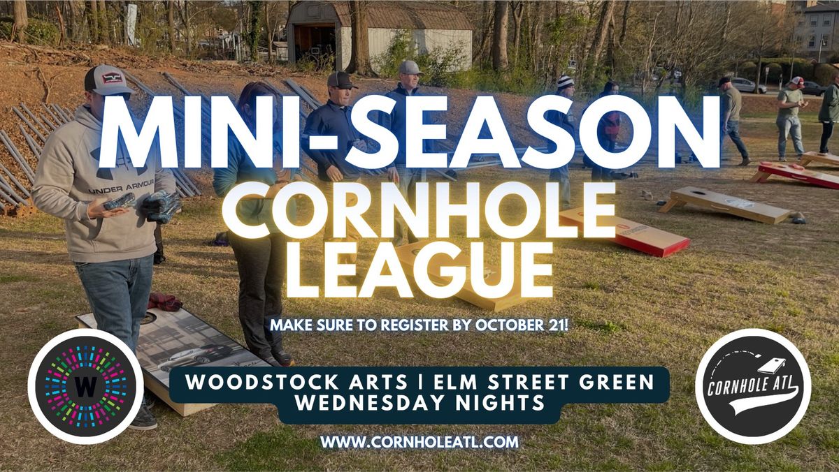 Mini Season Cornhole League on Wednesday Nights in Woodstock