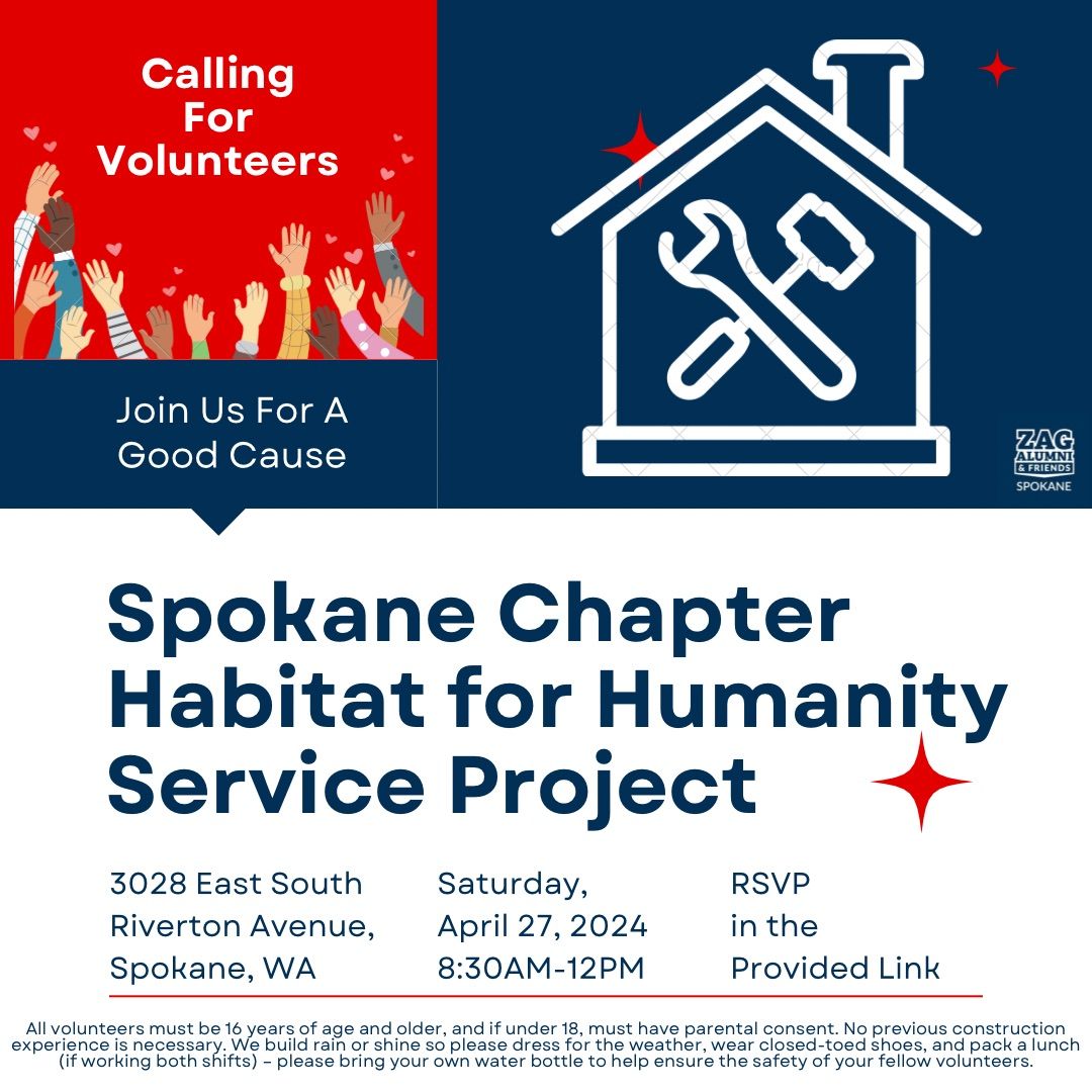 Spokane Chapter Habitat for Humanity Service Project