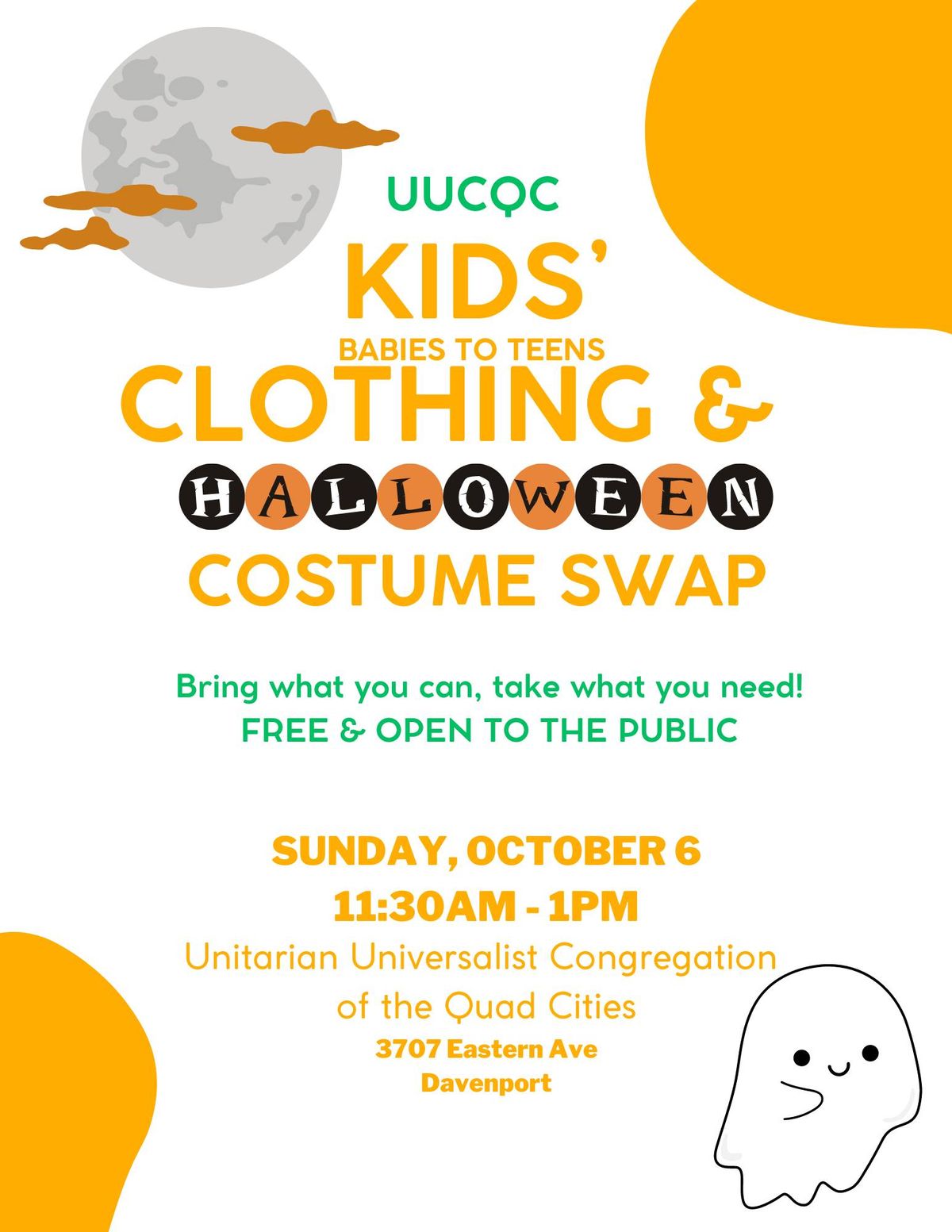 Kids\u2019 Clothing and Halloween Costume Swap