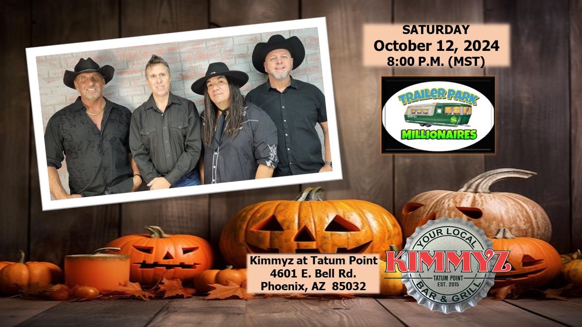 Kimmyz at Tatum Point - Saturday, October 12th at 8:00 P.M. (MST)