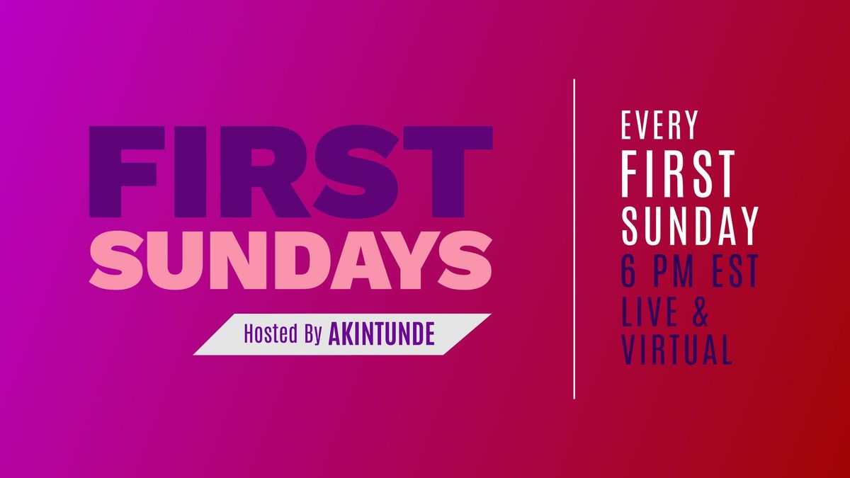 FIRST SUNDAYS COMEDY LIVE- NEW LOCATION, COLUMBIA,SC! JULY 7TH, 2024