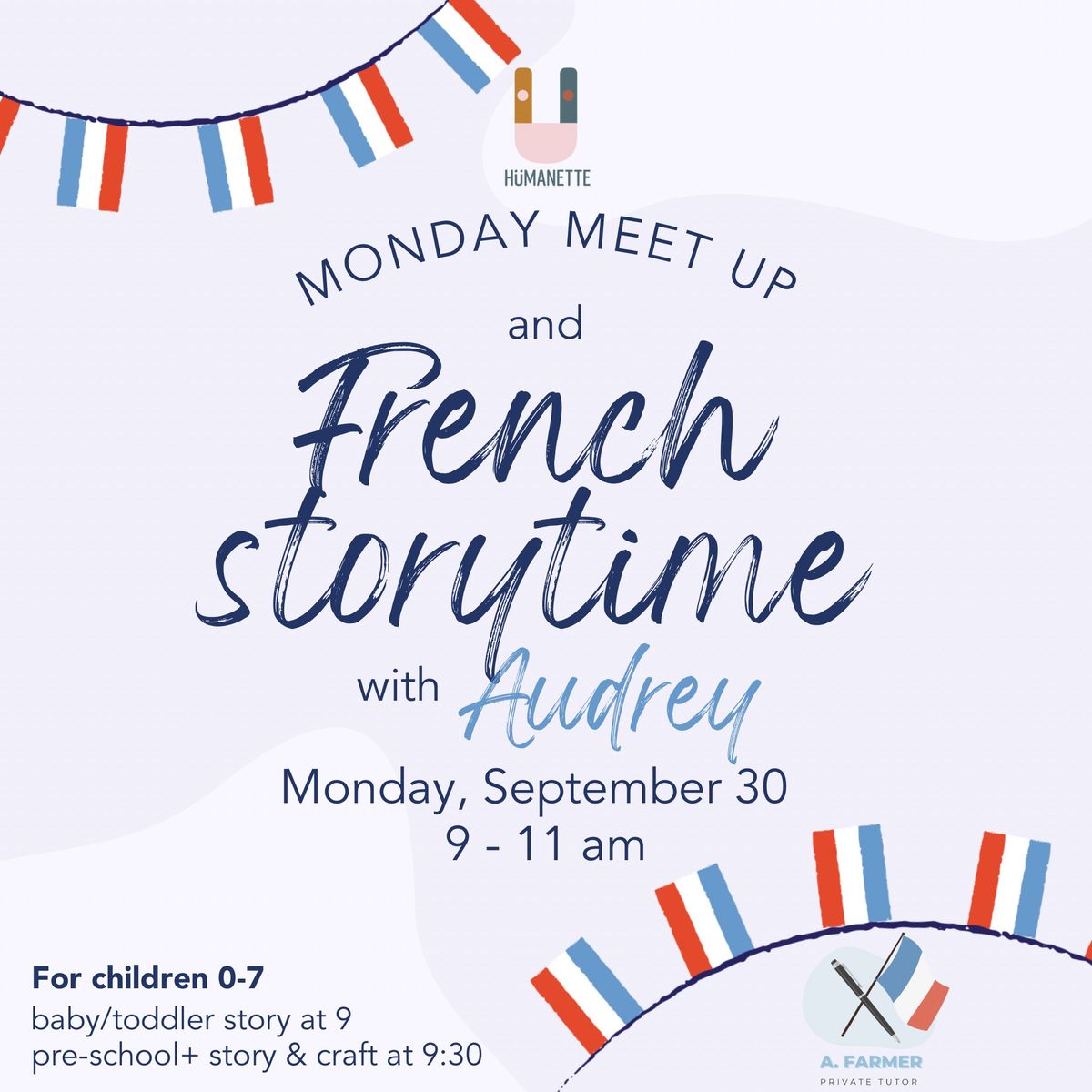 French Meetup & Storytime at H\u00fcmanette