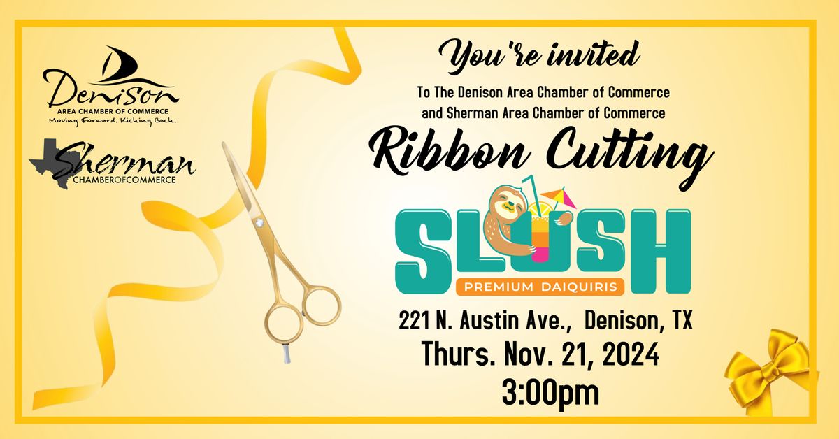 Joint Ribbon Cutting - Slush Premium Daiquiris