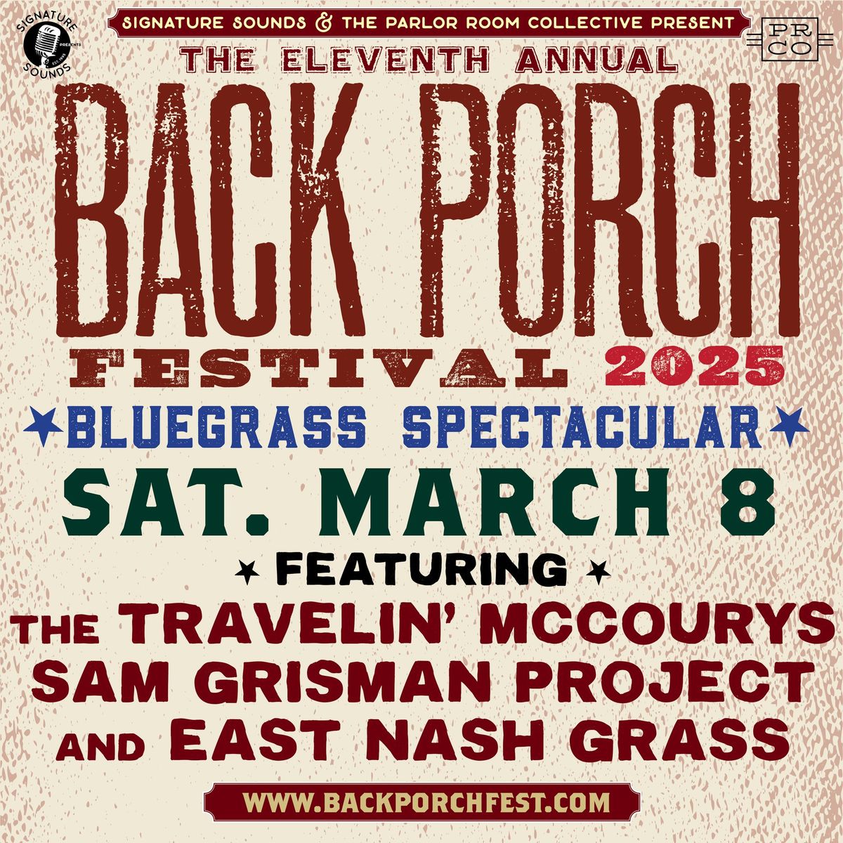 Back Porch Bluegrass Spectacular ft. The Travelin\u2019 McCourys, Sam Grisman Project, and East Nash Gras