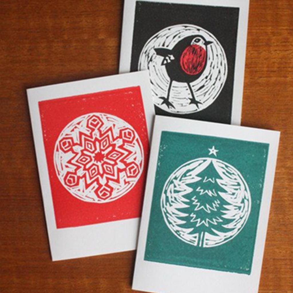 Lino Printing for Cards