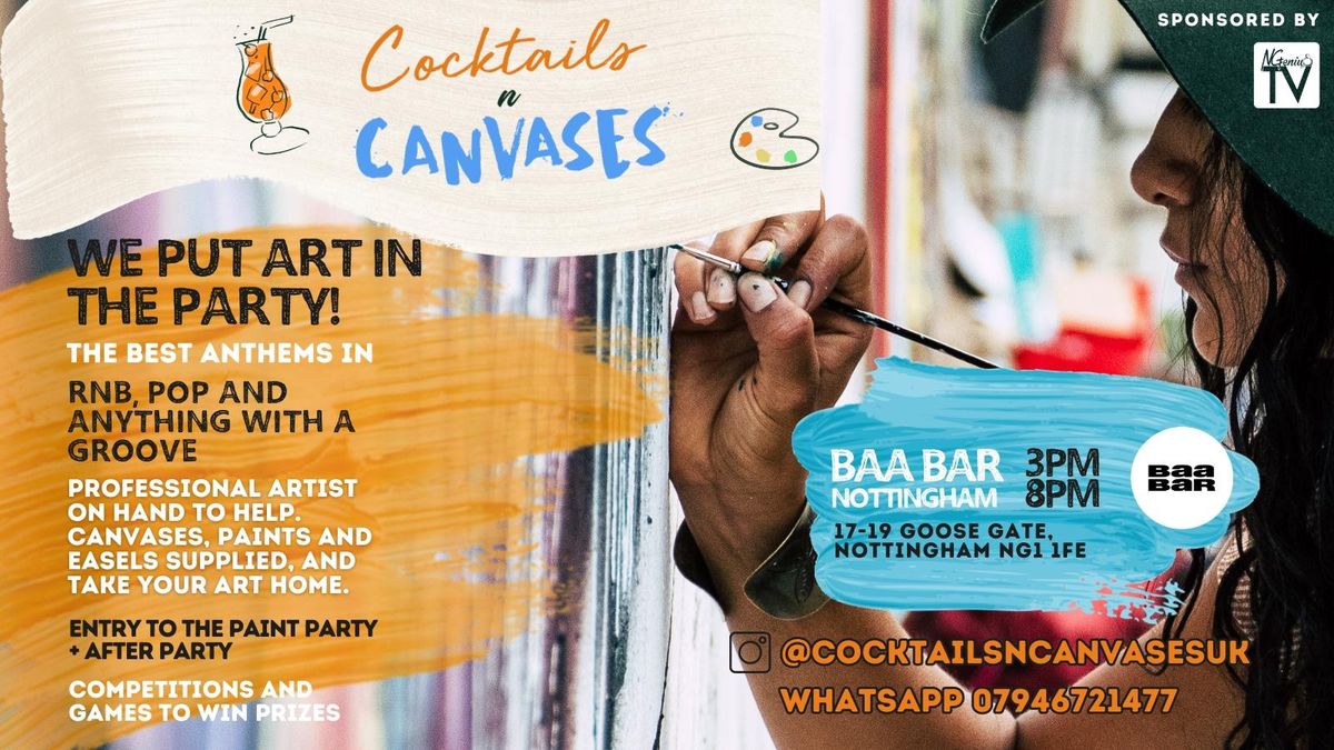 Cocktails N Canvases 14th December ( Sip and Paint) Christmas Special